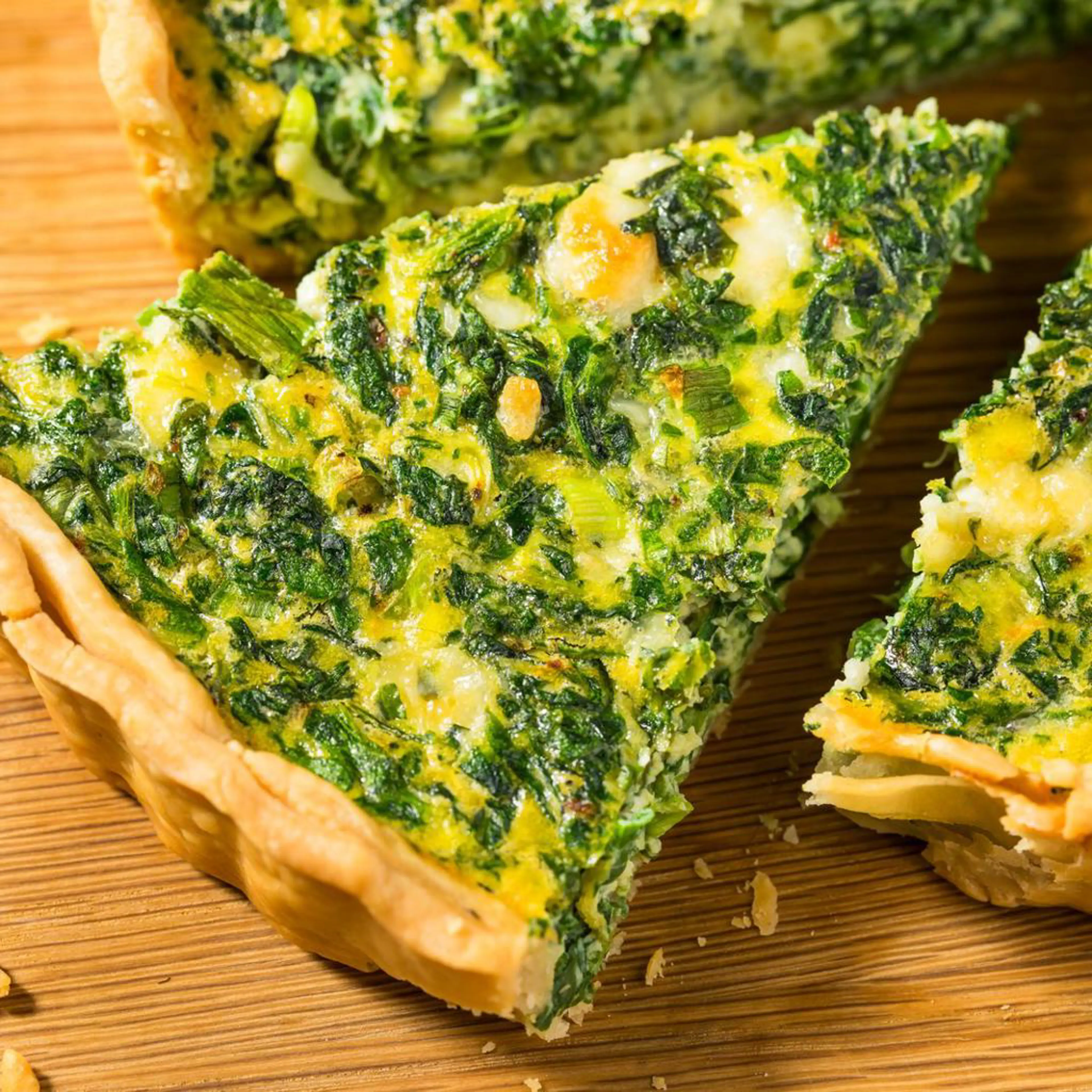 Anchovy and Spinach Tart