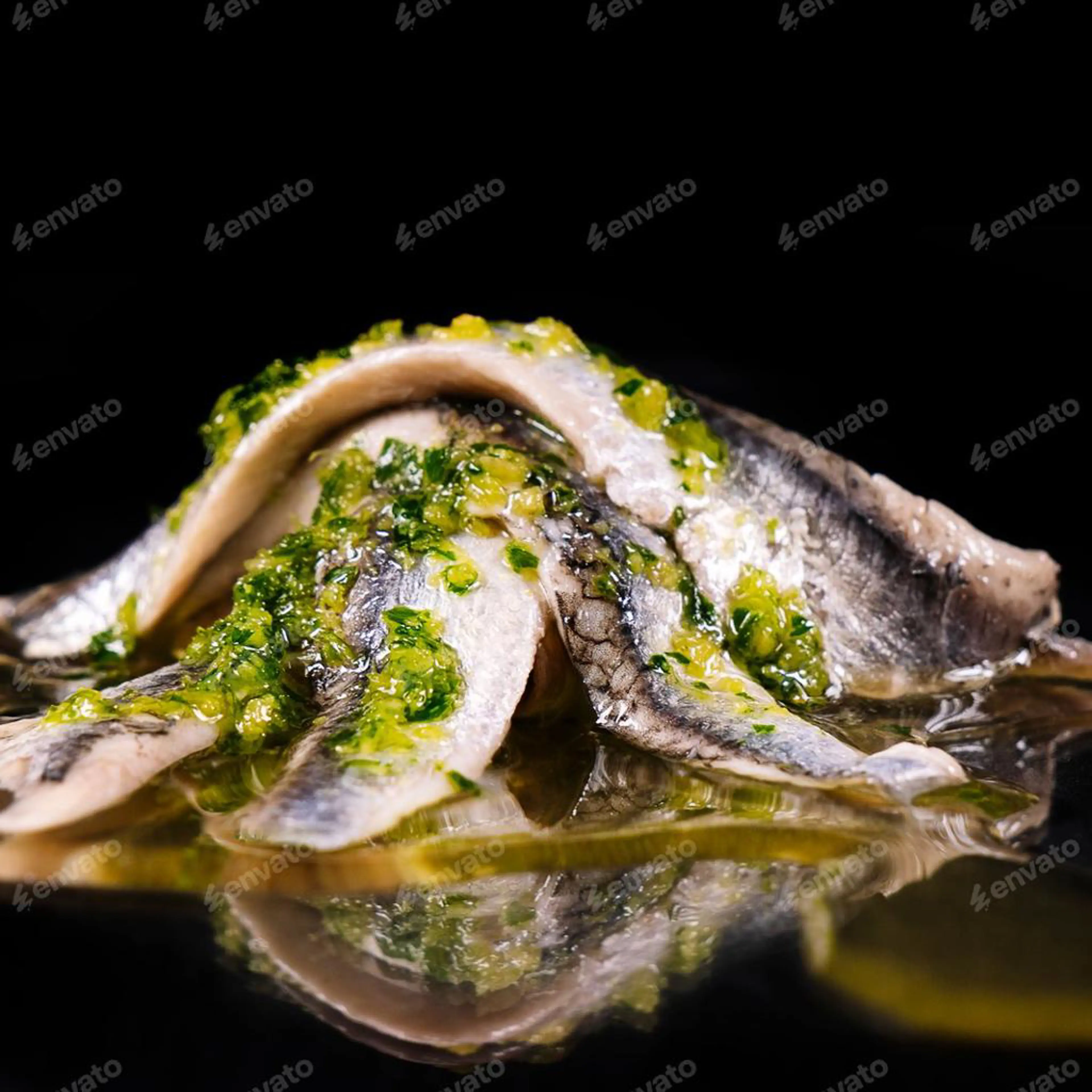 Yeşil soslu ançüez