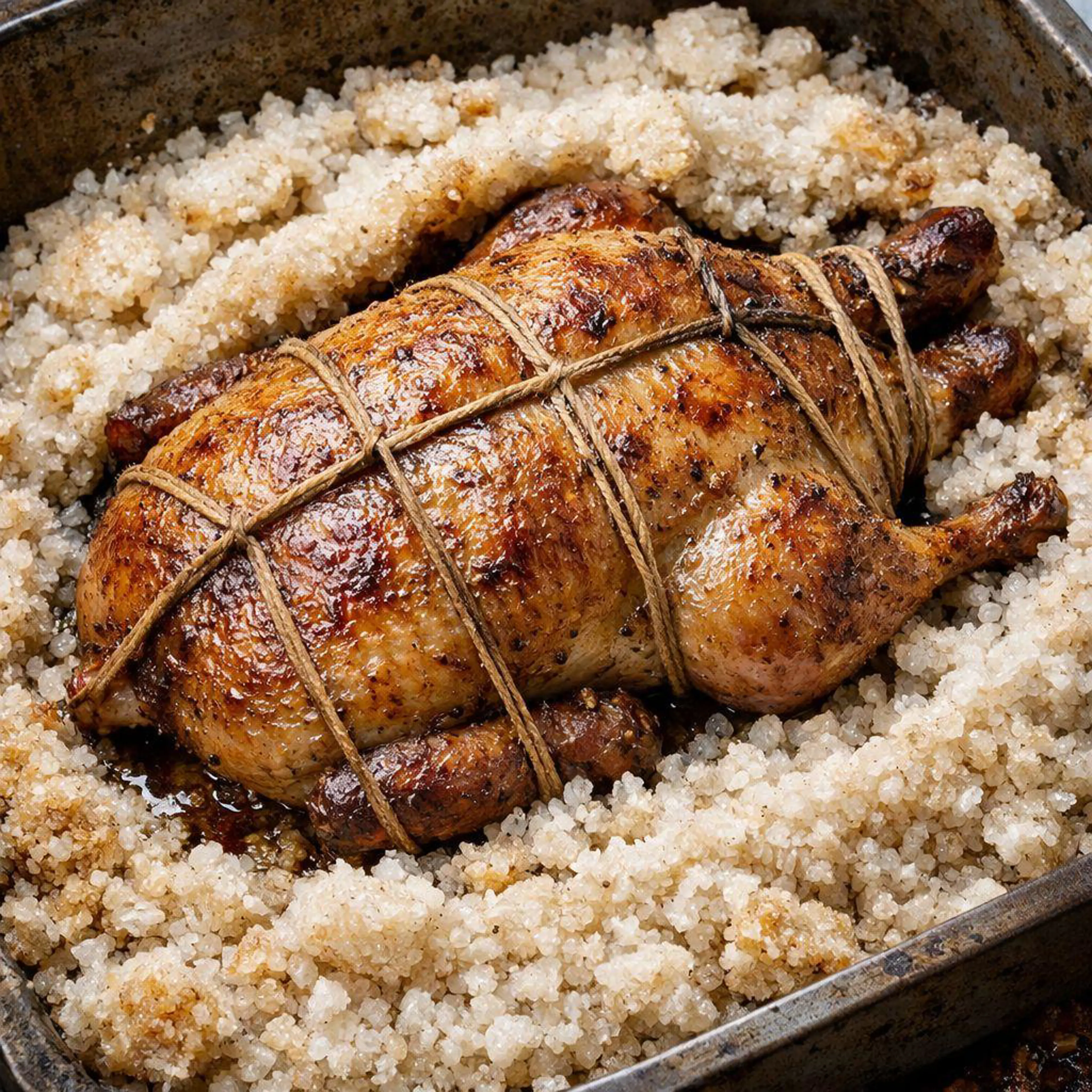 Duck in salt