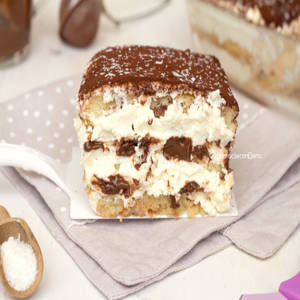 Coconut and Nutella Dessert