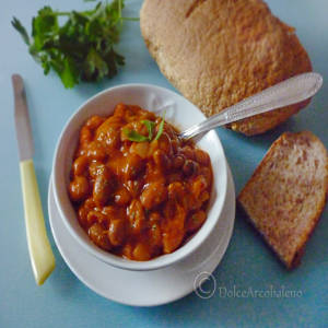 Beans with Parsley and Onions