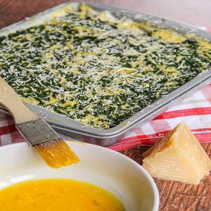 Farinata with Tuscan Kale