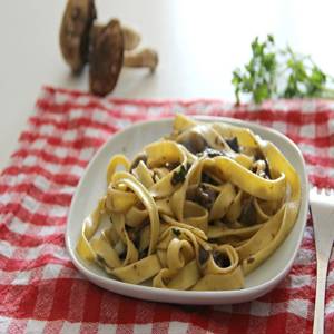 Fettuccine com Cogumelos Porcini