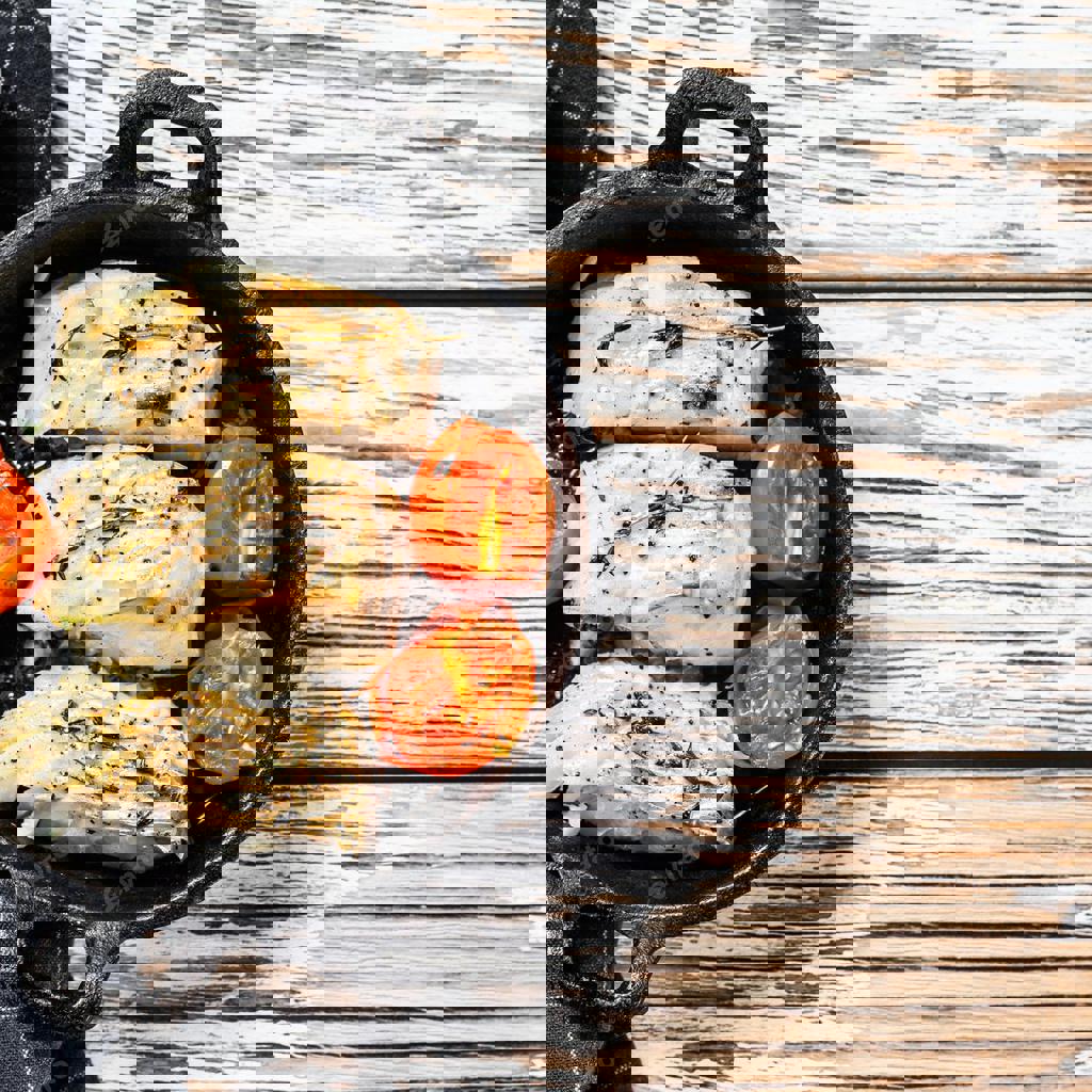 Filetes de bacalao al horno