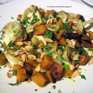 Sütőben sült édeskömény és sárgarépa