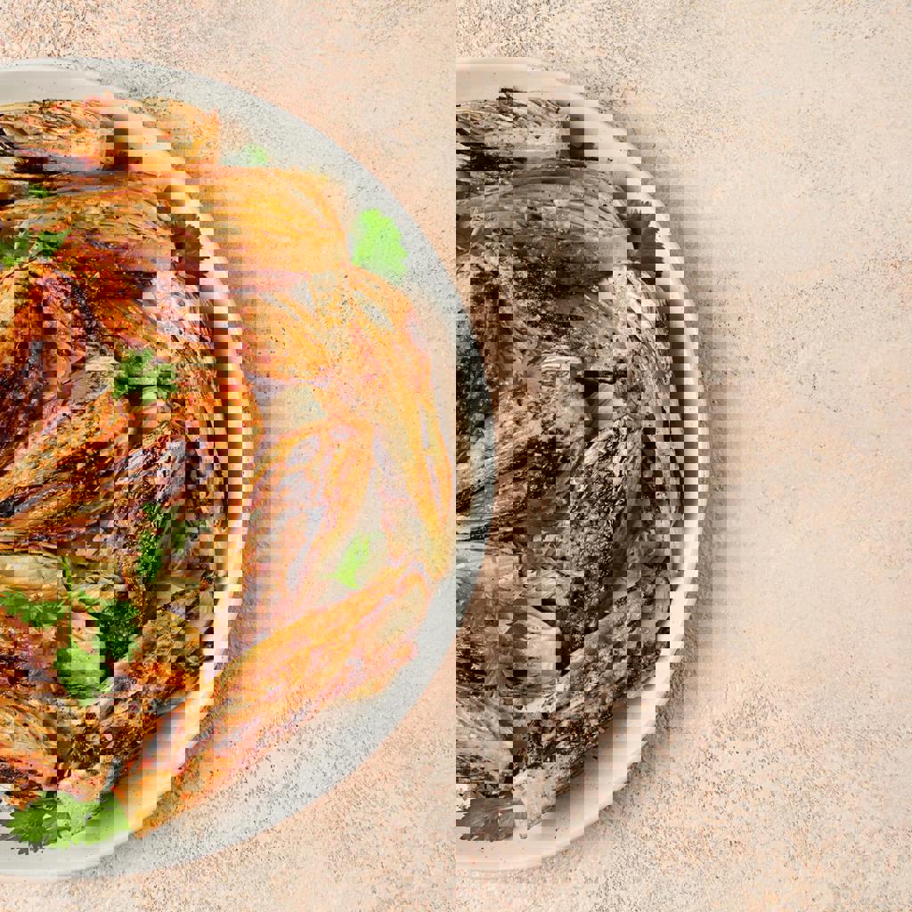 Smażony koper włoski