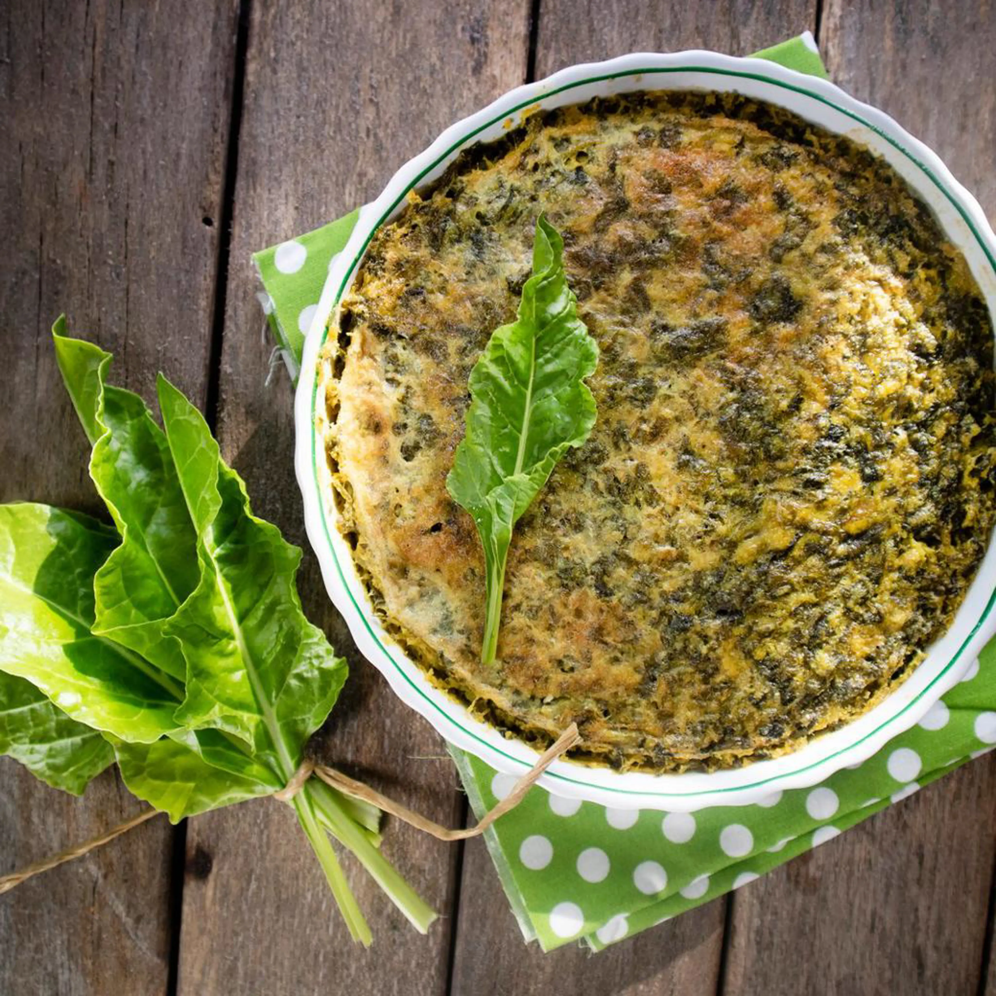 Spinatflan