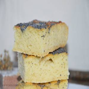 Focaccia med vallmofrön